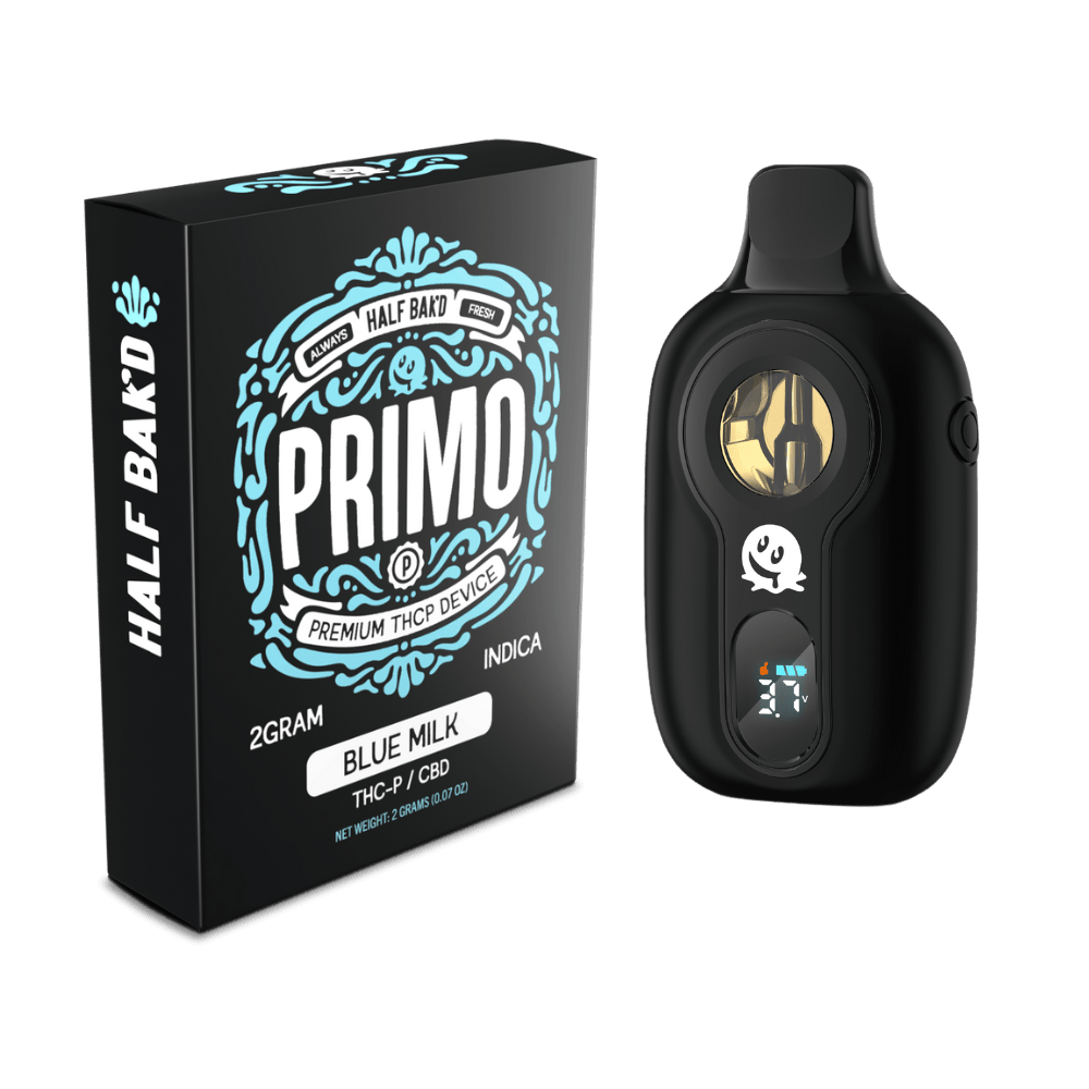 Half Bak'd PRIMO THC-P 2G Disposable Blue Milk