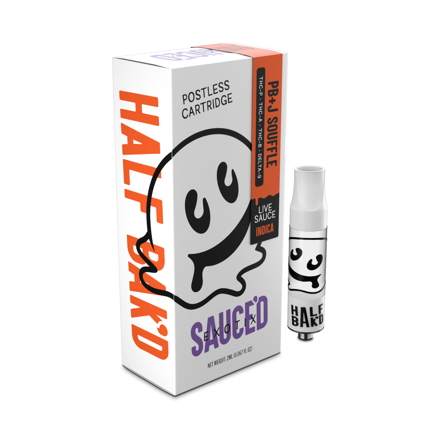 Half Bak'd - Sauce'd 2G Cartridge PB+J Souffle