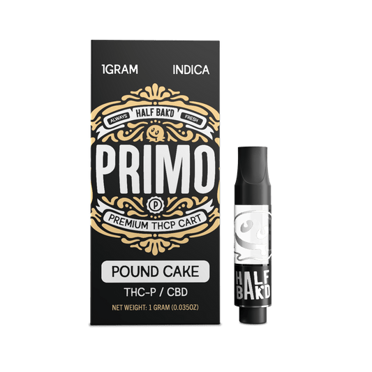 Half Bak'd PRIMO- 1G Cartridge POUND CAKE