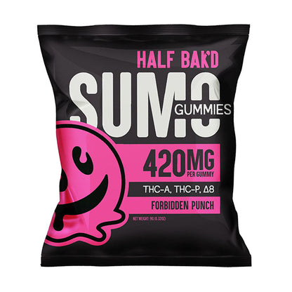 Half Bak'd SUMO D9 Gummies 2ct. Berry Blast