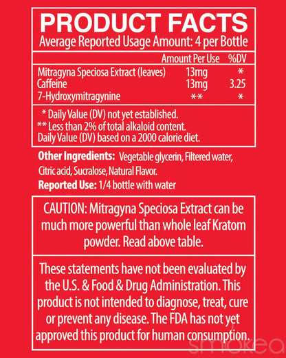 MIT45 Kratom Liquid - Shots Boost